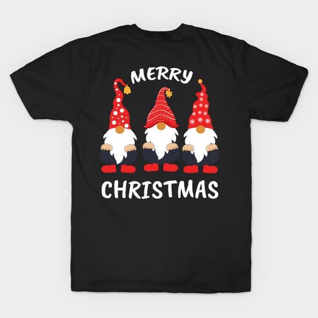 Cute Gnomies Merry Christmas Red Hat by CoolTees